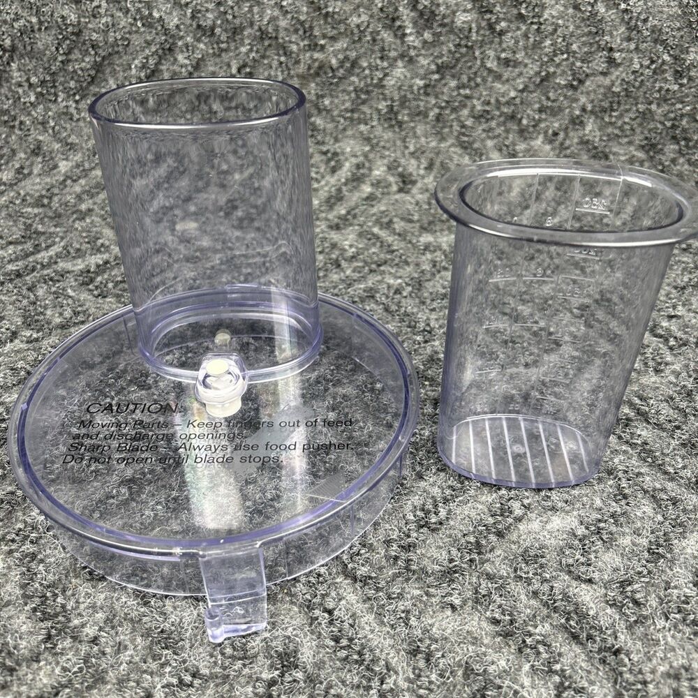 Braun Food Processor 4259 4243 4258 4261 4262 Work Bowl Lid w/ Pusher